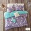 Lola Cotton Printed Twin Comforter Set In Purple