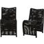 Lorenzo Rope Outdoor Patio Chair Set of 2 In Black