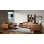Lorenzo Caramel Leather Living Room Set