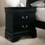 Louis Philippe Night Stand In Black