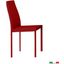 Luca Dining Chair In Red Set Of 2