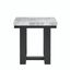 Lucca Marble End Table In Gray