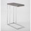 Lucia Gray and Brown Chairside End Table