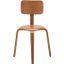 Luella Stackable Dining Chair in Walnut