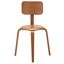 Luella Stackable Dining Chair Set of 2 in Walnut