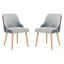 Lulu Upholstered Dining Chair DCH6200B Set of 2