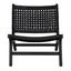 Luna Leather Woven Accent Chair ACH1002D