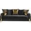 Lust Sleeper Sofa with Under Seat Storage In Black