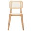 Luz Cane Dining Chair Set of 2 in Natural