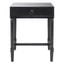 Mabel 1 Drawer Accent Table in Black
