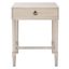 Mabel 1 Drawer Accent Table in Greige
