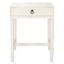 Mabel 1 Drawer Accent Table in White