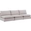 Mackenzie Durable Linen Textured Modular Sofa In Beige