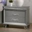Maddie Night Stand In Silver