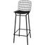 Madeline 41.73 Inch Barstool With Seat Cushion In Black