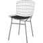 Madeline Chair With Seat Cushion In Charcoal Grey And Black