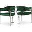 Madelyn Velvet Dining Chair Set of 2 In Green
