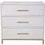 Madelyn Three Drawer Small Chest White