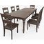 Madison County Reclaimed Pine 106 Inch Farmhouse Nine-Piece Dining Set In Brown