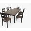 Madison County Reclaimed Pine 106 Inch Farmhouse Nine-Piece Dining Set In Vintage Black