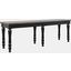 Madison County Rustic Reclaimed Pine Farmhouse 54 Inch Dining Bench In Vintage Black