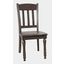Madison County Rustic Reclaimed Pine Farmhouse Slatback Dining Chair (Set Of 2) In Brown