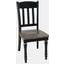Madison County Rustic Reclaimed Pine Farmhouse Slatback Dining Chair (Set Of 2) In Vintage Black