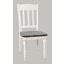 Madison County Rustic Reclaimed Pine Farmhouse Slatback Dining Chair (Set Of 2) In Vintage White