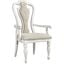 Magnolia Manor Antique White Splat Back Arm Chair Set of 2