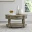 Magnolia Manor Round Cocktail Table In Weathered Bisque