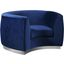 Mahone Bay Navy Velvet Living Room Chair 0qb2337562