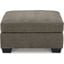 Mahoney Oversized Accent Ottoman In Chocolate
