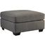 Maier Oversized Accent Ottoman In Charcoal