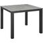 Maine Brown and Gray 40 Inch Outdoor Patio Dining Table