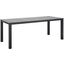 Maine Brown and Gray 80 Inch Outdoor Patio Dining Table