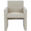 Maisey Linen Arm Chair In Tan