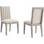 Maisonette Beige French Vintage Tufted Fabric Dining Side Chairs Set Of 2