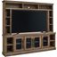 Manchester 97 Inch Console And Hutch In Light Brown