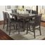 Manchester Grey Rectangle Adjustable Extendable Dining Room Set