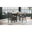 Manchester Grey Square Adjustable Extendable Storage Dining Room Set