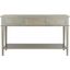 Manelin Ash Grey Console with 3 Storage Drawers