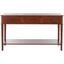 Manelin Sepia Console with 3 Storage Drawers