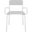 Manhattan Comfort Whythe Pu Leather Dining Chair In White