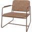 Manhattan Comfort Whythe Pu Leather Low Accent Chair In Corten AC-5PZ-217
