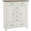 Maple Road 8 Drawer Sweater Chest In Soft White and Natural