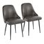 Marcel Dining Chair Set of 2 In Black