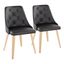 Marche Chair Set of 2 In Black and Natural