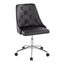 Marche Task Chair In Black and Chrome