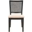 Margo Dining Chair in Black and Beige