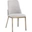 Marie Dining Chair Set Of 2 In Belfast Heather Grey And Bravo Metal